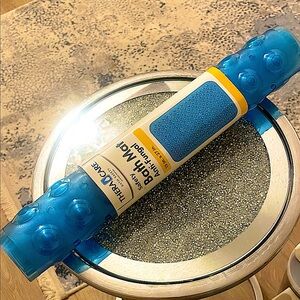 NWT Aqua Blue Anti-Slip Bath Mat